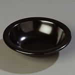 Carlisle 4352903 10-oz Dallas Ware Grapefruit Bowl - Melamine, Black
