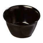 Carlisle 4354003 8-oz Dallas Ware Bouillon Cup - Melamine, Black