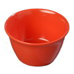 Carlisle 4354052 8-oz Melamine Bouillon Cup, Sunset Orange