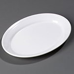 Carlisle 43560-802 Oval 12 x 8.5-in Dallas Ware Platter, White