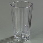 Carlisle 4363307 8-oz Fluted Polycarbonate Stacking Tumbler, Clear