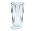 Carlisle 4363607 12-oz Fluted Polycarbonate Stacking Tumbler, Clear