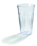 Carlisle 4364807 8-oz SAN Lorraine Tumbler, Crystal Clear