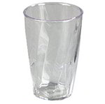 Carlisle 4366207 5-oz Polycarbonate Swirl Tumbler, Crystal Clear