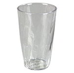 Carlisle 4366307 8-oz Polycarbonate Swirl Tumbler, Crystal Clear
