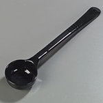 Carlisle 4370-503 3-oz Solid Polycarbonate Portion Server, Black