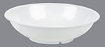 Carlisle 4373902 57-oz Footed Break-Resistant Serving Bowl, White Melamine