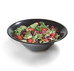 Carlisle 4381103 12-in Melamine Bell Salad Serving Bowl, 5-qt, Black