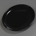 Carlisle 4383003 Oval 16-in Melamine Display Platter, Black