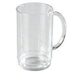 Carlisle 4397107 18-oz Classic Smooth Finish Mug, Clear