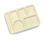 Carlisle 4398004 Rectangular (6)Compartment Tray - Left-Handed, 14x10