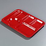 Carlisle 4398005 Rectangular (6)Compartment Tray - Left-Handed, 14x10