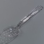 Carlisle 441107 11-in Perforated Serving Spoon, Clear