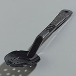 Carlisle 441603 11-in Perforated High Heat Serving Spoon, Black