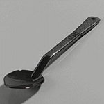 Carlisle 442503 13-in Solid High Heat Serving Spoon, Black
