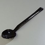 Carlisle 443003 15-in Solid Serving Spoon, Black