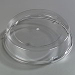 Carlisle 44404C07 Stackable Plate Cover for 15-in Round Wide Rim Platter, Clear