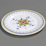 Carlisle 44405923 Palette Designer Displayware Platter, 15 in Round, Melamine, Flori Design
