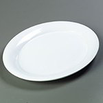 Carlisle 4441002 Palette Designer Displayware Plate, 17 in x 13 in, Wide Rim, Oval, White, NSF