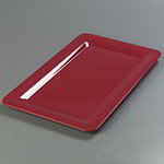 Palette Designer Displayware Food Pan, Full Size, 1 in Deep, Melamine, Roma Red