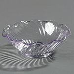 Carlisle 4531-807 Tulip Berry Dish, 5 oz., SAN, NSF, Clear