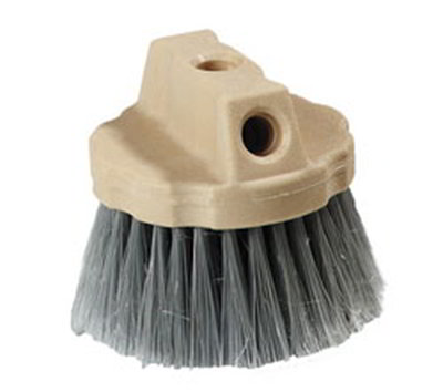 Carlisle 4535023 4-1/2" Flo-Thru Window Brush - Polypropylene, Gray