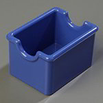 Carlisle 455014 Sugar Packet Caddy, Holds 20 Packets, Plastic, Ocean Blue