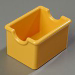 Sugar Packet Caddy, Holds 20 Packets, Plastic, Honey Yellow