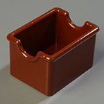 Carlisle 455028 Sugar Packet Caddy, Holds 20 Packets, Plastic, Lennox Brown