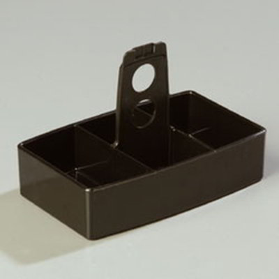 Carlisle 455103 Merchandiser Caddy - 50-Packet Capacity, Styrene, Black