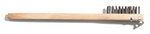 Carlisle 4557100 20-in Scratch Brush w/ Scraper, Carbon Steel Bristles
