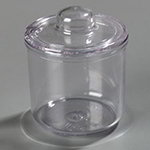 Carlisle 4574-807 8-oz Condiment Jar w/ Lid, Clear