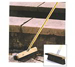 Carlisle 4575703 13-in Narrow Head Stadium Broom, Dual Angle Bristles, Black
