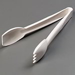 Carlisle 460902 9-in High Heat Salad Tong, White