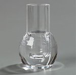 Carlisle 465007 4-in Acrylic Bud Vase, Clear