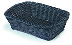 Carlisle 4920103 Oval 11.5 x 8.5 x 2-3/4-in Basket, Mold Mildew Resistant, Black