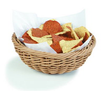 Round 11.5 x 2-3/4-in Basket, Mold/Mildew Resistant, Tan