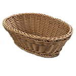 Carlisle 4920625 Oval 9 x 6-1/4 x 2.5-in Basket, Mold/Mildew Resistant, Tan
