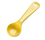Carlisle 492104 1-oz Solid Portion Spoon - Short Handle, Poly, Yellow