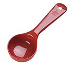 Carlisle 492405 2-oz Solid Portion Spoon - Short Handle, Poly, Red