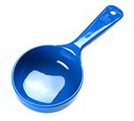 Carlisle 493114 8-oz Solid Portion Spoon - Short Handle, Poly, Blue