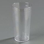 Carlisle 5216-807 SAN Stackable 16 oz Tumblers, 12 Pack, Clear