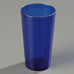 Carlisle 522054 Stackable Tumbler, 20 oz., Texture, SAN, Blue