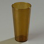 Carlisle 522413 Stackable Tumbler, 24 oz., SAN, Amber