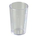 Carlisle 5501-207 5-oz Stackable Pebbled Tumbler, Clear
