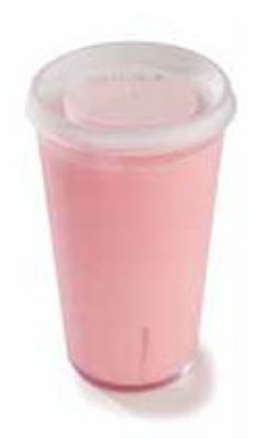 Carlisle 5506L30 Disposable Lid Fits 9.5-oz Stackable Tumbler, Translucent