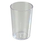 Carlisle 5526-207 8-oz Stackable Pebbled Tumbler, Clear