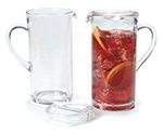 Carlisle 557007 58-oz Smooth Thick Wall Pitcher w/ No Lid, Clear
