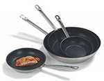 Carlisle 601008X 7-in Excalibur Non-Stick Fry Pan, Stainless Steel, NSF