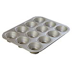 Carlisle 601830 12-Cup Heavy Duty Cupcake Pan, Standard Cup (2-3/4-in Dia)